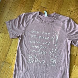 Canvas Bella + Canvas Mauve Nurse T-Shirt